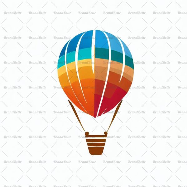 Reisender Heißluftballon